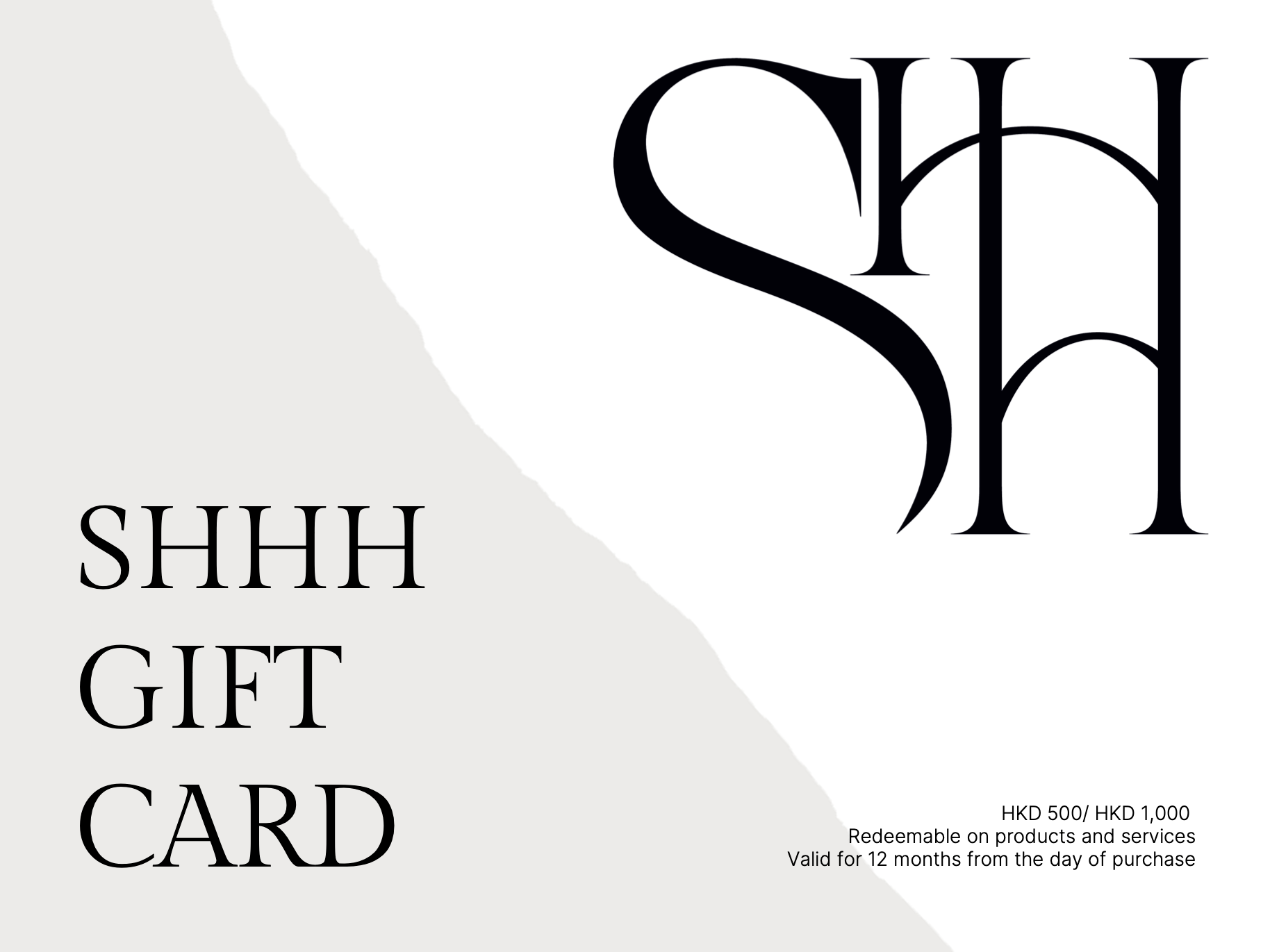 SHHH Gift Cards