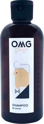 OMG Glossy Shampoo - 100% Recycled PET Refillable Bottle (250ml)