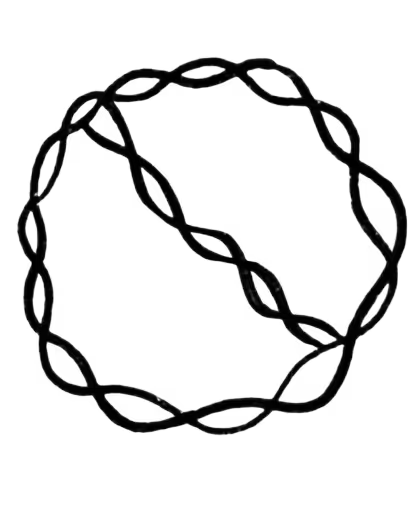 Illustration of intertwined circle representing clean formulation